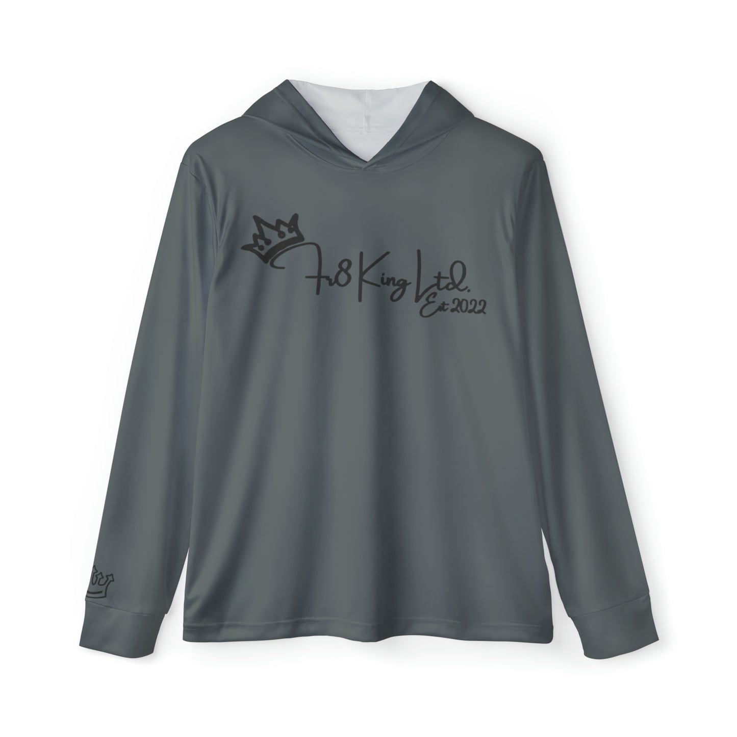 Fr8 King -- Men's Grey Sports Hoodie