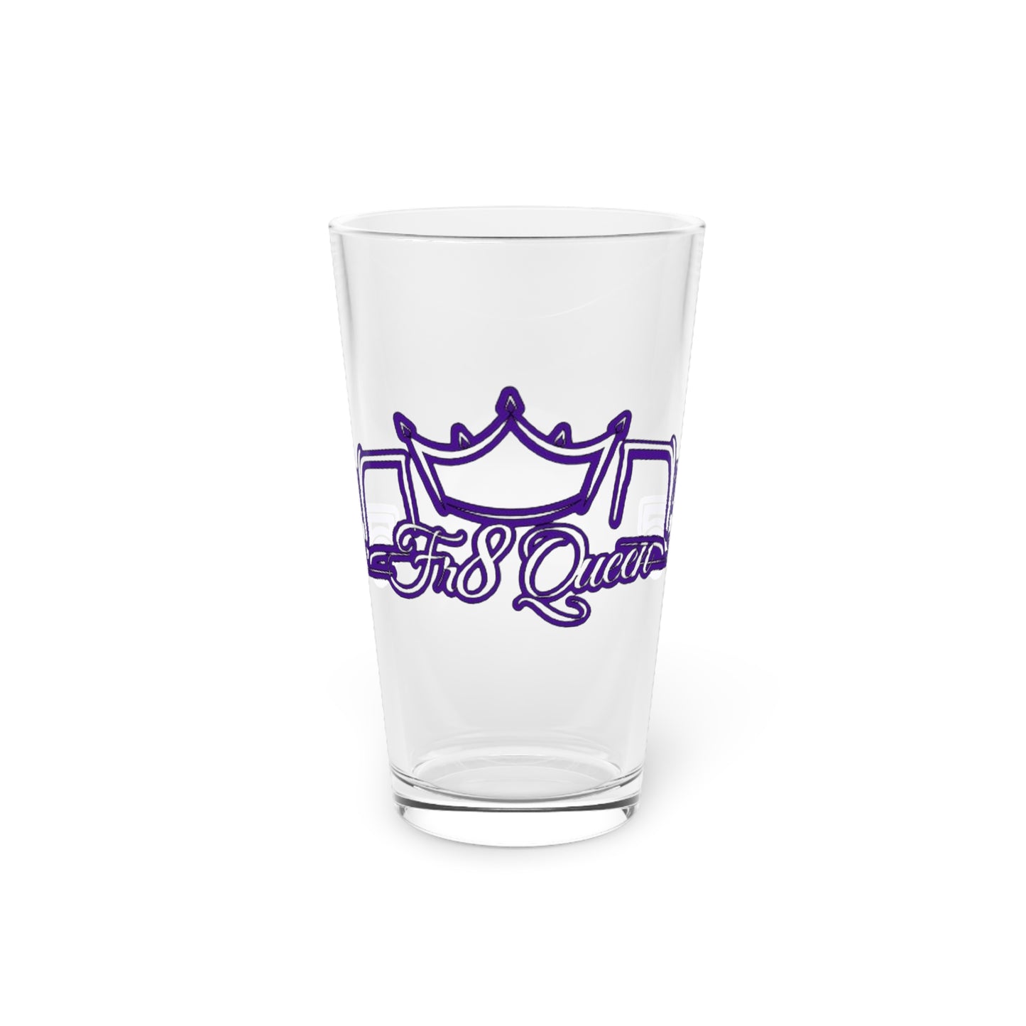 Fr8 Queen -- Pint Glass, 16oz