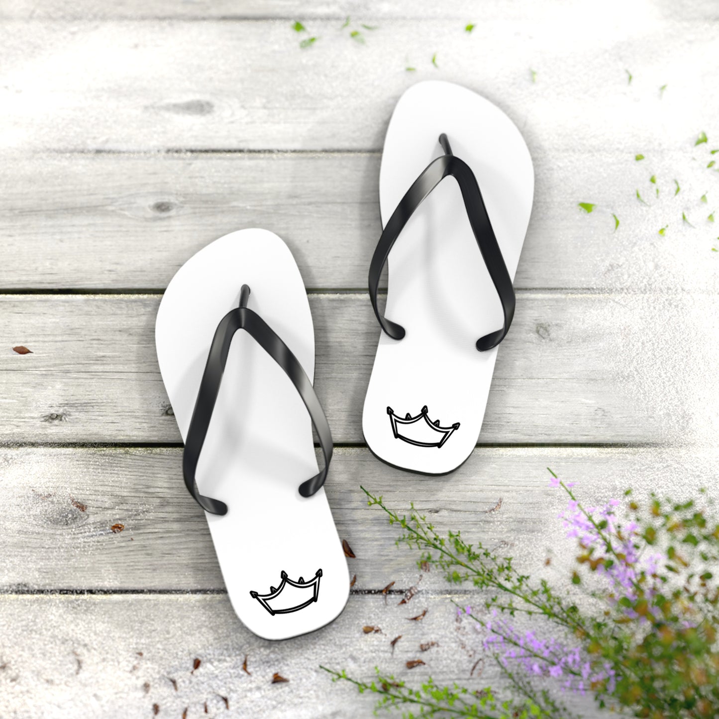Fr8 Queen Crowned Flip Flops