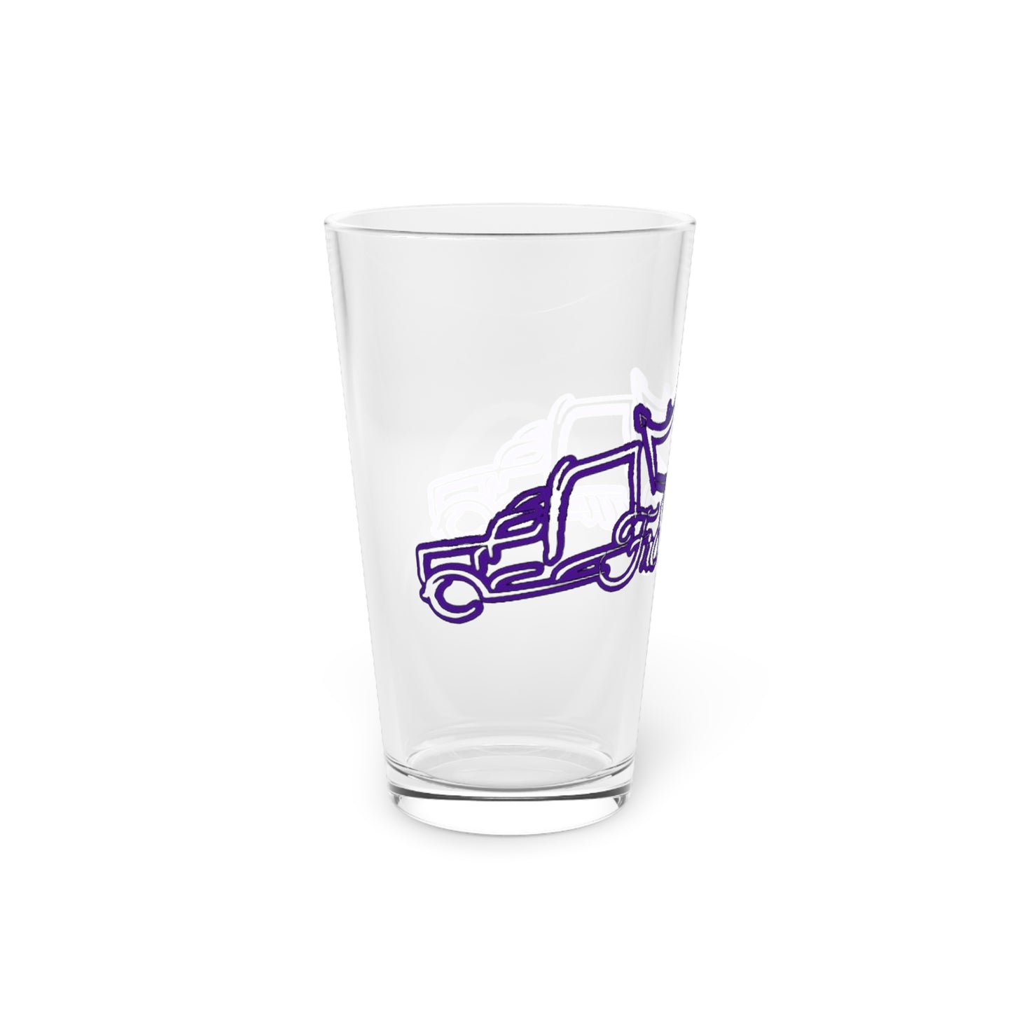 Fr8 Queen -- Pint Glass, 16oz