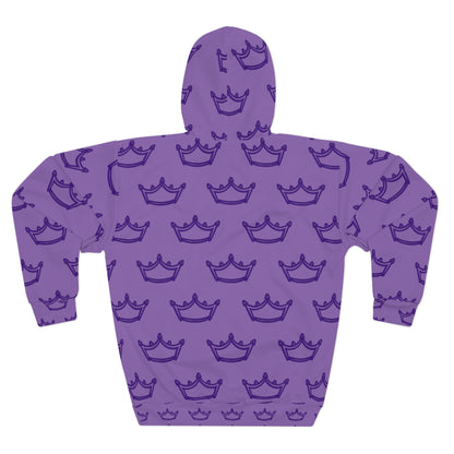 Fr8Queen Purple Crowned Pullover Hoodie