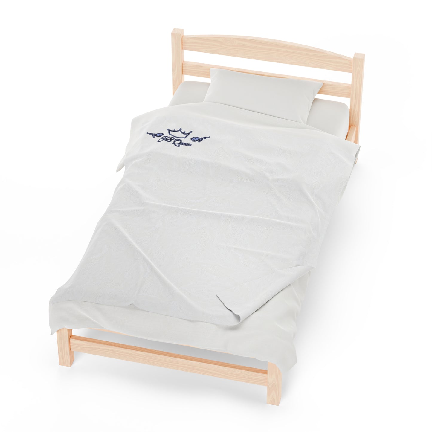 Fr8 Queen Butterfly Velveteen Plush Blanket